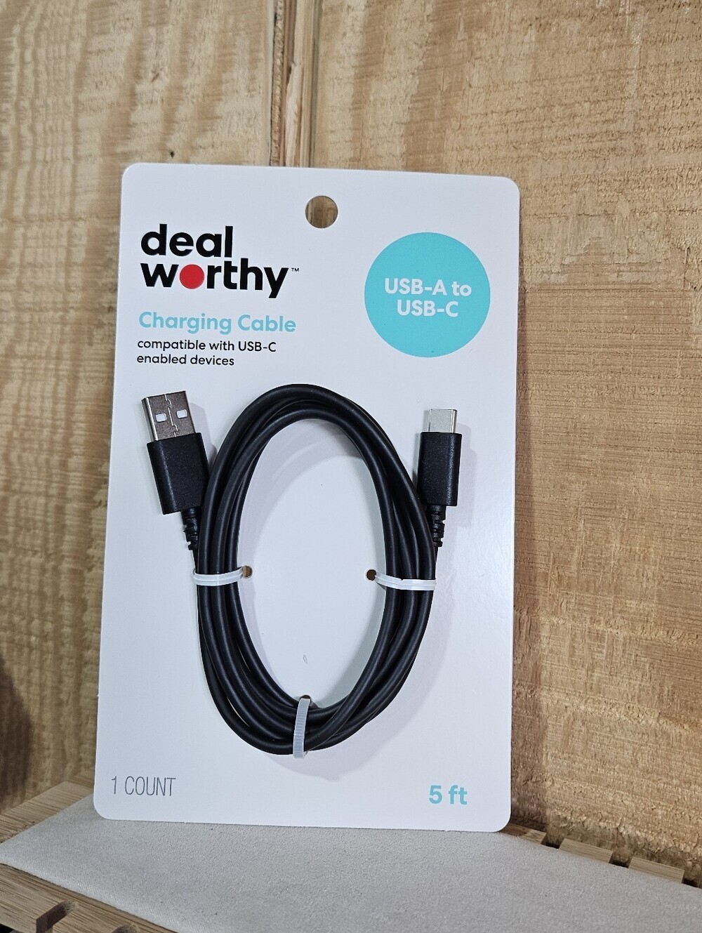 USB-A to USB-C Charging Cable - 5ft